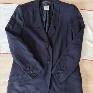 Chanel Blazer Logo Buttons
